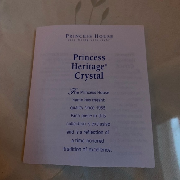 Vintage princess house crystal platter - Picture 7 of 8